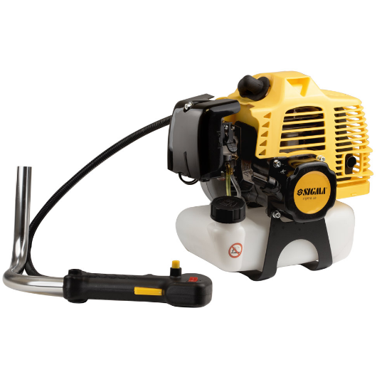 Тример бензиновий 3,6кВт 52см³ жорсткий посилений вал U-ручка (катушка/2 ножа/ремінь) SIGMA Житомир - фото 2