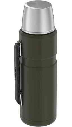 Універсальний Термос 1.2 літра з ручкою для напоїв Thermos "Stainless King" Olive (170028) Нержавіюча сталь Нововолинськ