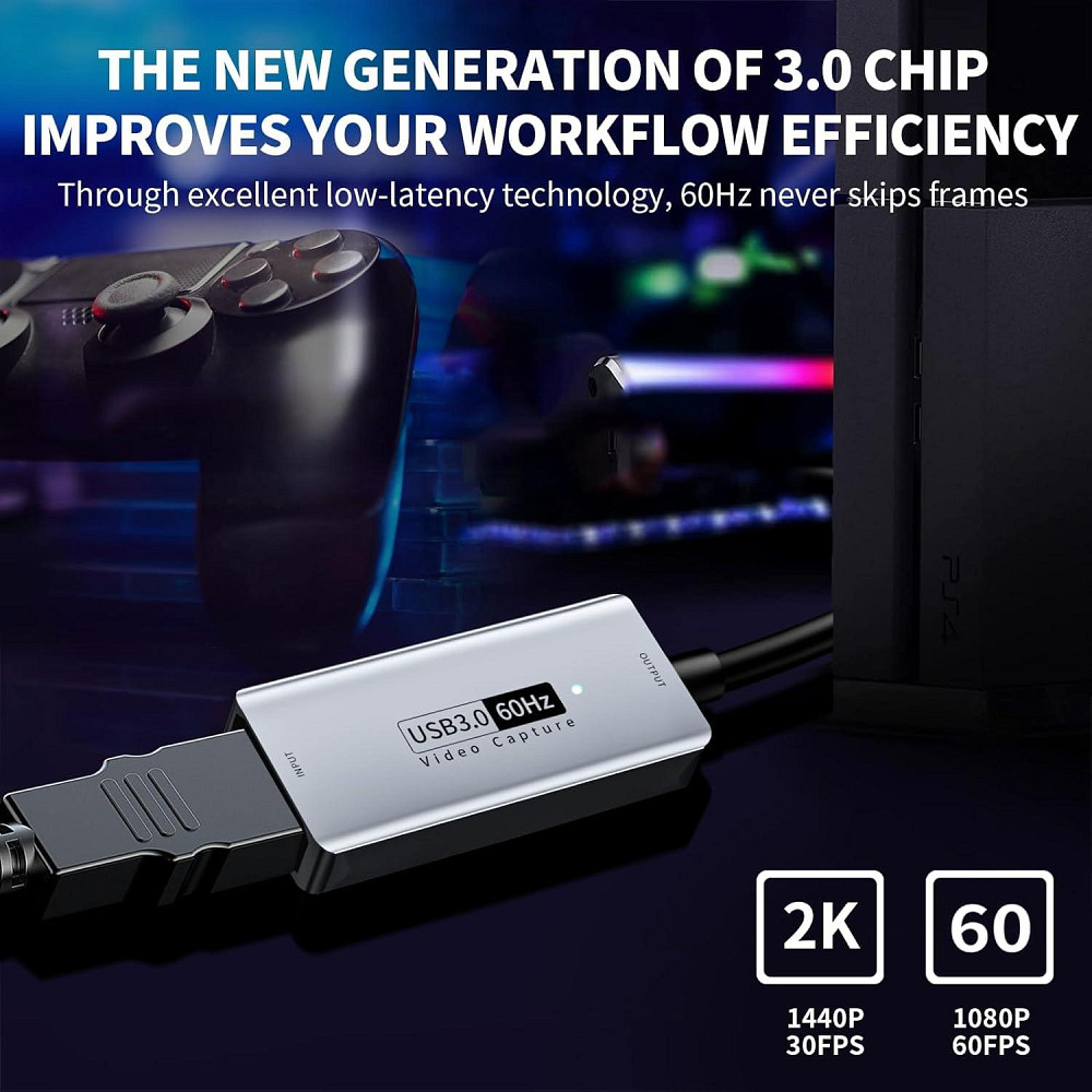 Карта відеозахоплення Type C – HDMI 60Hz Луцьк - фото 3