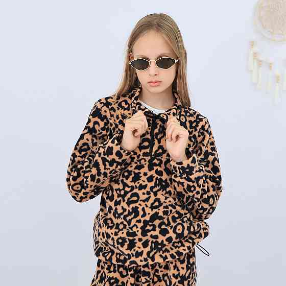 Дитячий теплий костюм (толстовка+штани)  Леопард Кам'янець-Подільський