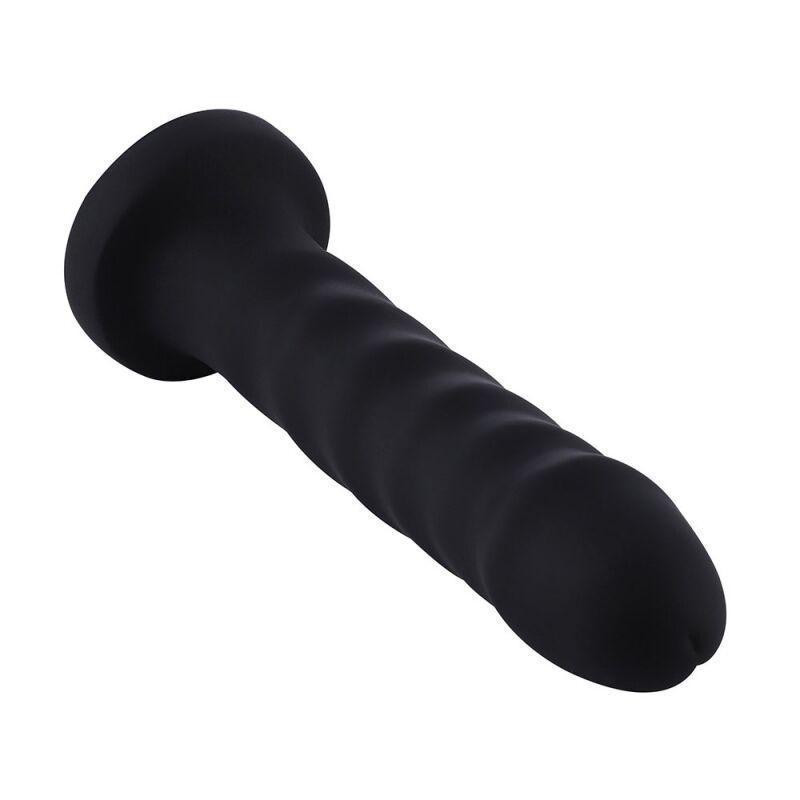 Силиконовый фаллоимитатор для секс-машин Hismith 7.1″ Anal Dildo Black, система KlicLok Sex Aura Киев - изображение 2