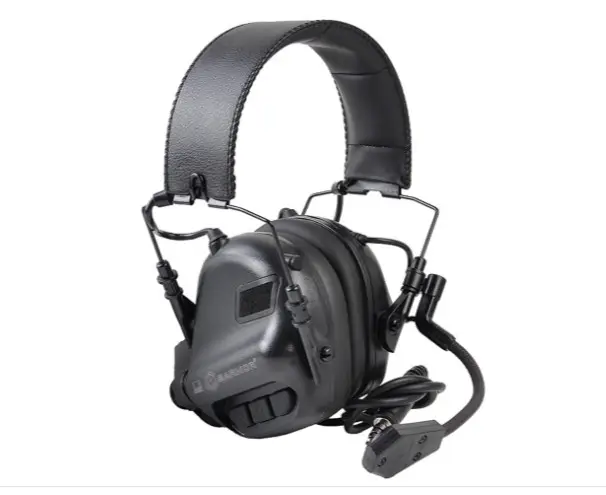 Тактические активные наушники Earmor М32 + крепление чебурашка OPS Core Черный Винница - изображение 4