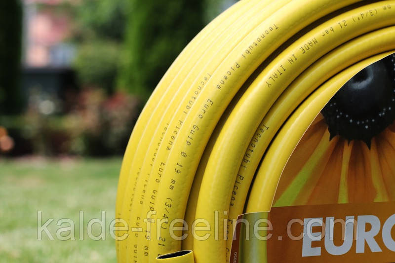 Шланг садовий Tecnotubi Euro Guip Yellow для поливу діаметр 3/4 дюйма, довжина 50 м (EGY 3/4 50) Харків - фото 3