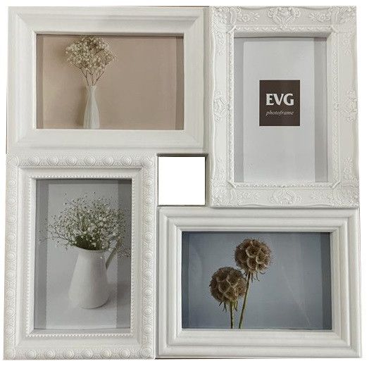 Мультірамка EVG INNO ZB-4-3333 WHITE COLLAGE 4 (6812242) Київ - фото 1