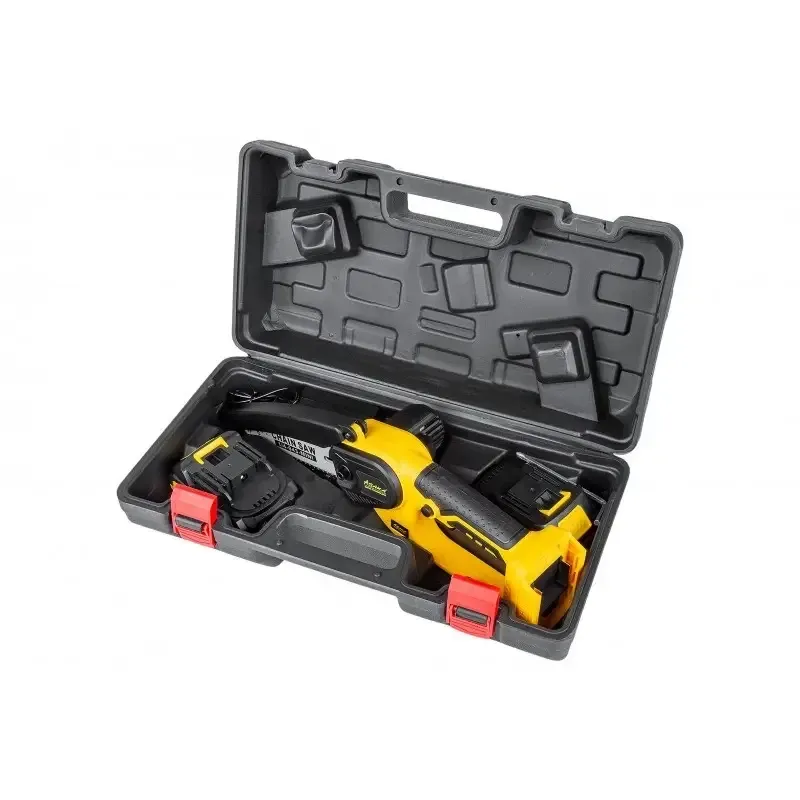 Міні ланцюгова пила ASAKA ,Акумуляторна міні ланцюгова пила 2 літій-іонних акумулятора 21 В,Акумуляторна міні пила Львів - фото 2