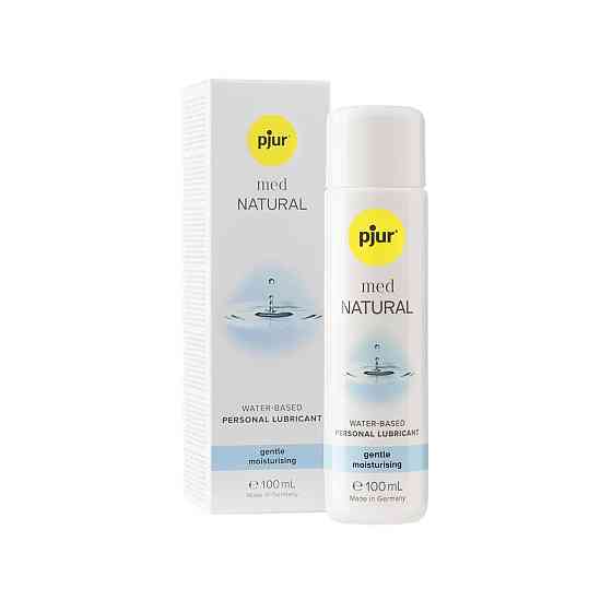 Лубрикант на водной основе pjur MED Natural glide 100 мл специально для сухой и чувствительной кожи Sex Aura Киев