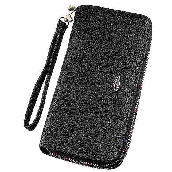 Кошелек женский из зернистой экокожи KIVI 19045 Черный Киев