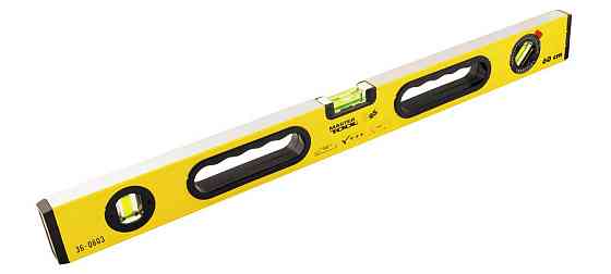 MASTERTOOL Рівень будівельний з ручками MASTERTOOL ПРОФІ 60 см 3 капсули 0,5 мм/м 0,03° фрезеро Коломия