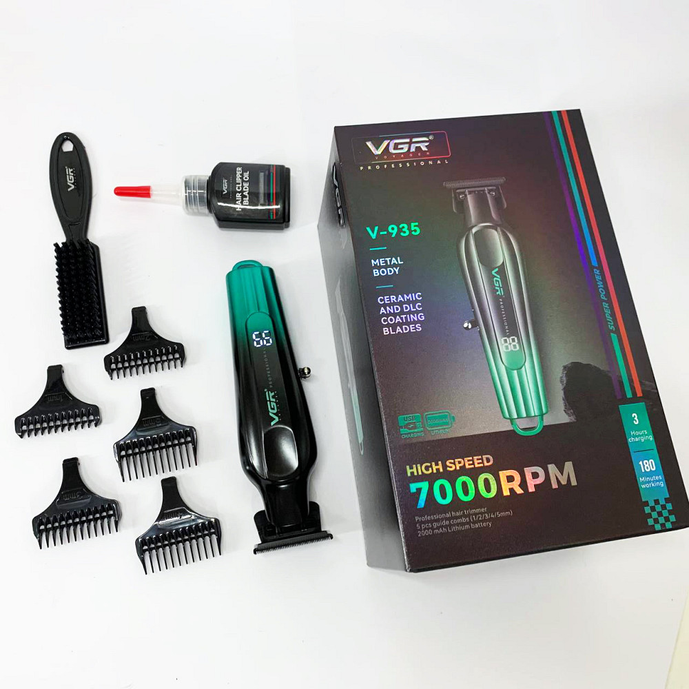 Хороші машинки для стрижки волосся для дому VGR V-935, Хороший бездротовий тример RM-79 Львів - фото 15
