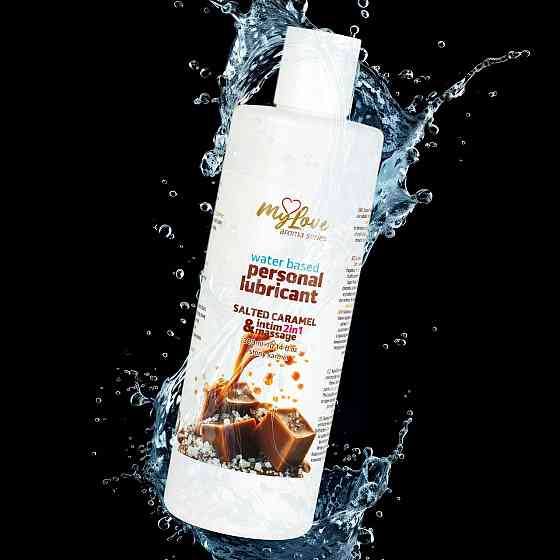 2в1 лубрикант та масажний гель - MyLove Aroma Series Intim&Massage Salted Caramel, 300 мл Sex Aura Київ