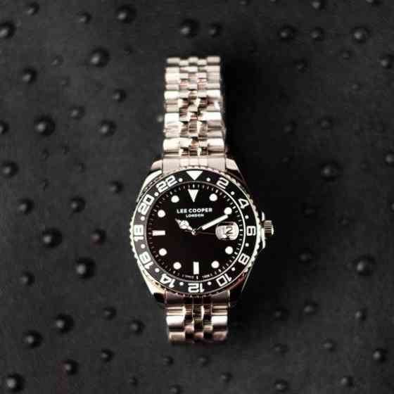 Годинник чоловічий водостійкий Lee Cooper Daytona Vibe Black (2 ремінці) Вінниця