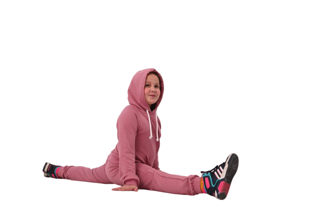 Теплий спортивний костюм на дівчинку Рожевий 146 Харків - фото 2