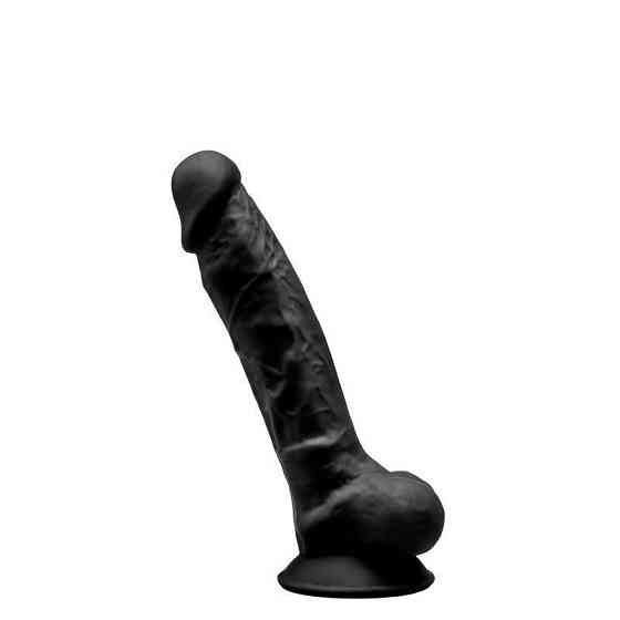 Фаллоимитатор SilexD Johnny Black (MODEL 1 size 7in), двухслойный, силикон+Silexpan, диаметр 3,8см Sex Aura Киев