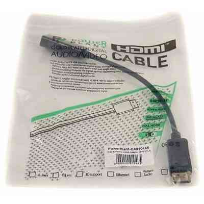 Перехідник DisplayPort to HDMI 0.2m PowerPlant (CA910465) Вінниця