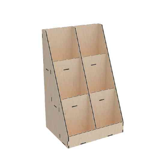 Органайзер EKOSTAR під пакети 6 комірок  215х170х350 Київ