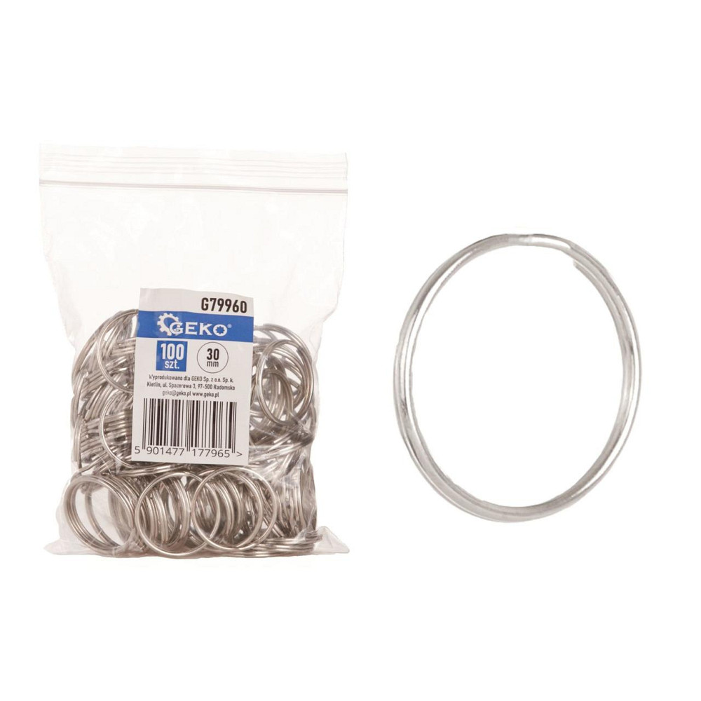 Кільце для ключів "GeKo" діаметром 30мм (10шт.) Киев - изображение 1