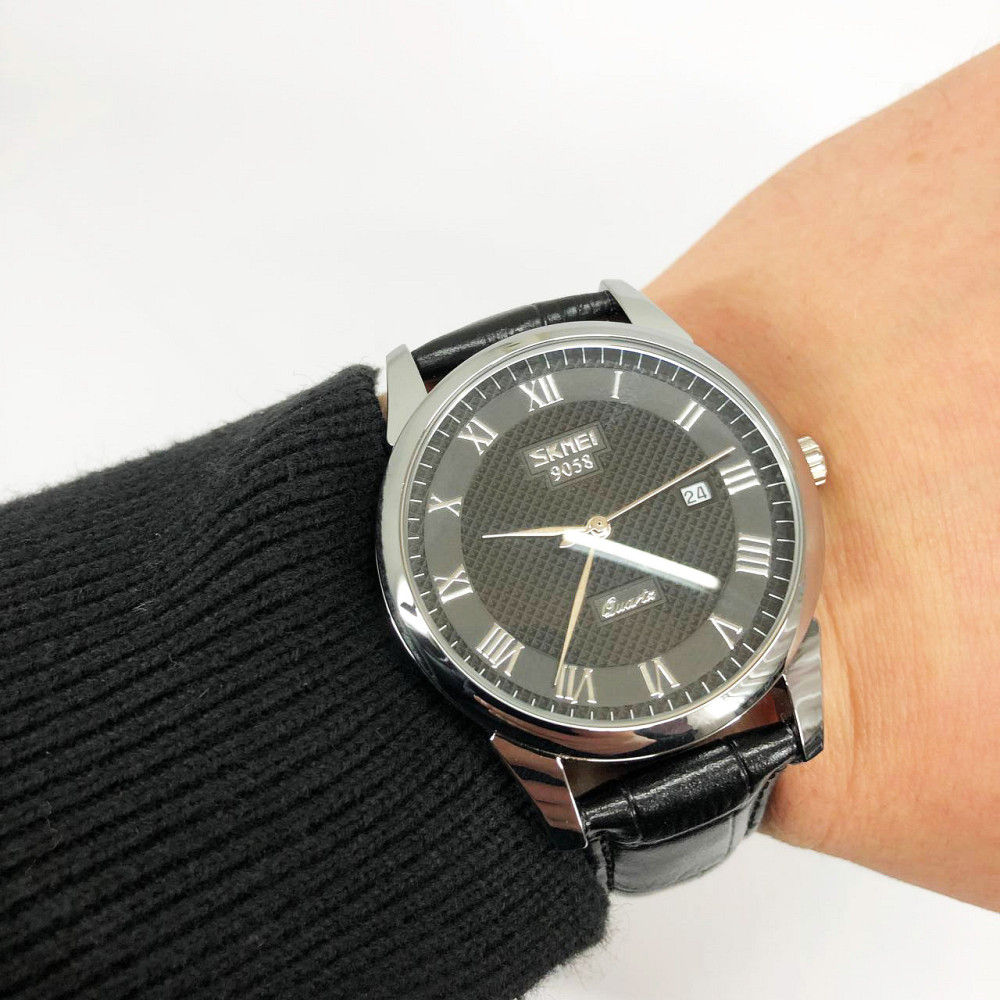Брендовые оригинальные наручные часы наручные часы SKMEI 9058LSIBKBK Эксклюзивные мужские ZR-19 Львов - изображение 6
