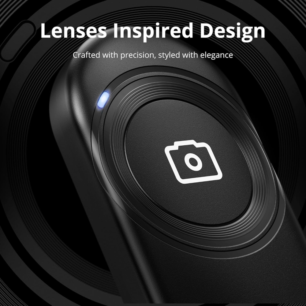Bluetooth-пульт для селфі ATUMTEK (Набір 2 шт.) Бездротова кнопка затвора камери для iPhone та Android Чорний Київ - фото 9