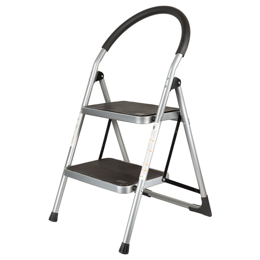 Драбина сталева 2 щаблі 1.00 м FLORA (5035314) Київ - фото 1