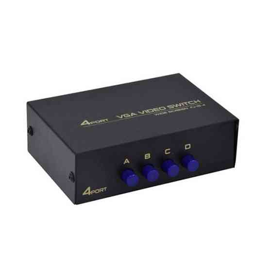 Коммутатор VGA 1 на 4, сплиттер/разветвитель видеосигнала, 200 МГц, до 30 м Киев