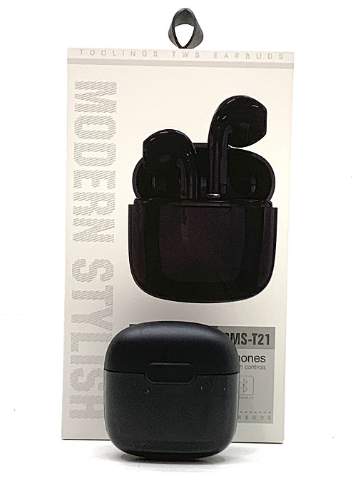 Навушники бездротові версія bluetooth 5.0 розмір кейсу 4,5*2*4 см Чорний (C 55269) Чернигов - изображение 5