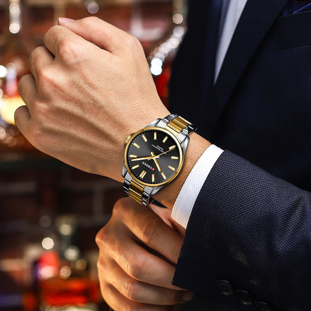 Curren 9090 Silver-Gold-Black SBR Киев - изображение 3