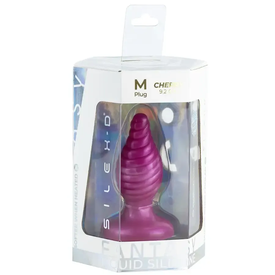 Анальна пробка SilexD Fantasy - Cherry M Plug Львов - изображение 5