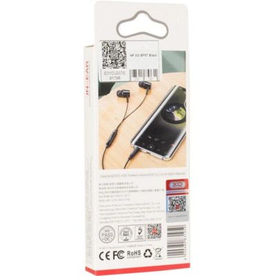 Навушники XO EP57 Black (XO-EP57-BK) Вінниця - фото 5