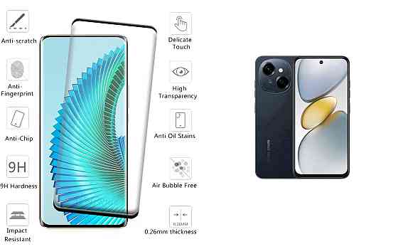 Захисне скло HyperGlass Pro для Tecno Spark Go 1 KL4 – максимальна чутливість та захист Київ