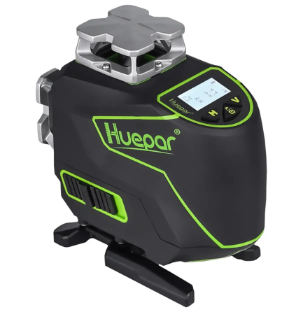 Лазерный уровень Huepar S04CG комплект №5: цвет лазера зеленый, кейс (481014) Киев