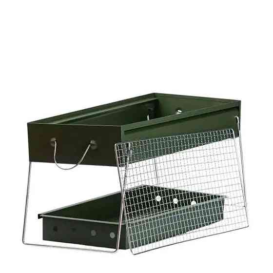 Мангал портативний складаний 51.5×23×25 см з решіткою HP461GR Київ