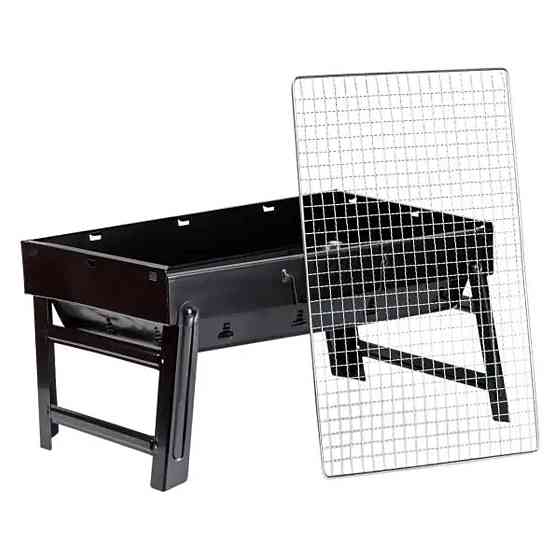 TS Kitchen Мангал переносний складаний з решіткою 43×30×23.5 см HP450M Киев