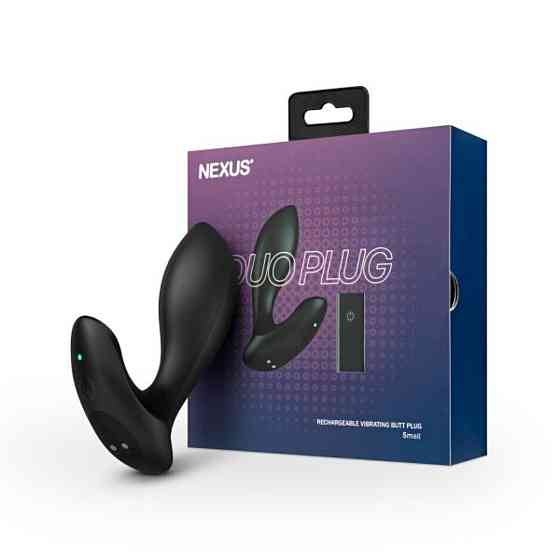 Анальна вібропробка Nexus DUO Plug Small, пульт ДК Sex Aura Київ