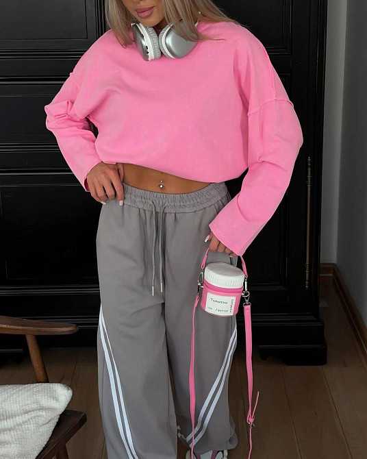 Жіночі спортивні штани з лампасами двонитка Одеса - фото 5