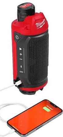Динамик, Bluetooth колонка аккумуляторная MILWAUKEE M12 2955-20, SPEJSG2. Харьков