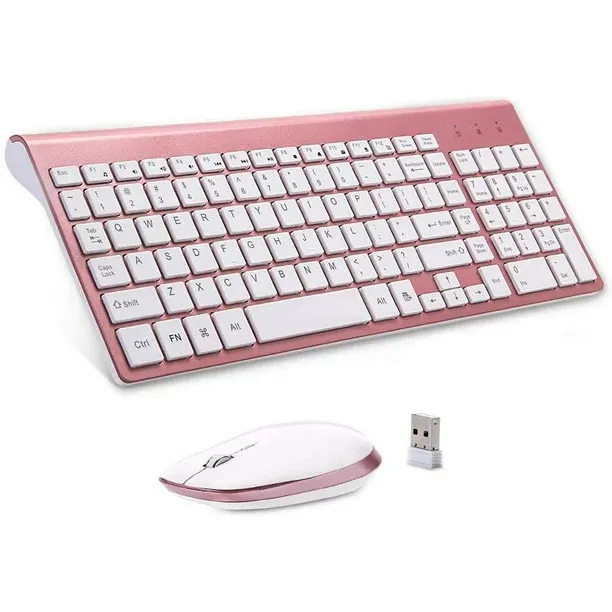 Набір безпровідна клавіатура, миша Sanhoton C2I_INV_B079BGP868_R Луцьк - фото 1