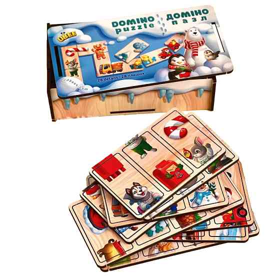 Настільна гра "Доміно-пазл" (ПСД240) PSD240, 28 плашок Вінниця