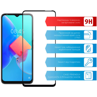 Скло захисне ACCLAB Full Glue Tecno Spark 8C (1283126542466) Вінниця - фото 3