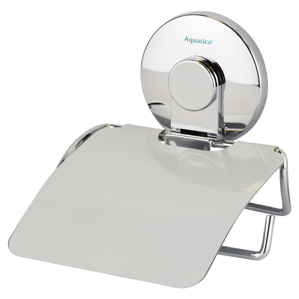 Тримач для туалетного паперу на вакуумному присоску s38 129×102×168мм AQUATICA (9783836) Київ - фото 1