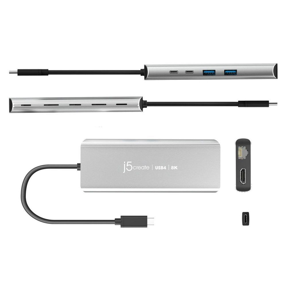USB-хаб J5create USB-C 6-в-1 Grey (JCD403-N) ( 17916 ) Харків - фото 7