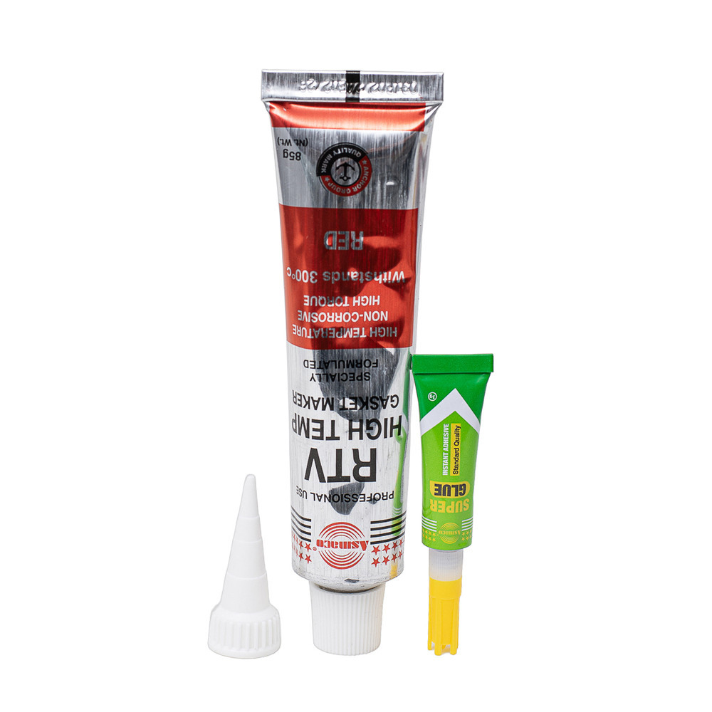 Герметик силіконовий RTV-формувач прокладок високотемпературний +300 °C червоний 85 г OAE ASMACO (6371221) Київ - фото 5