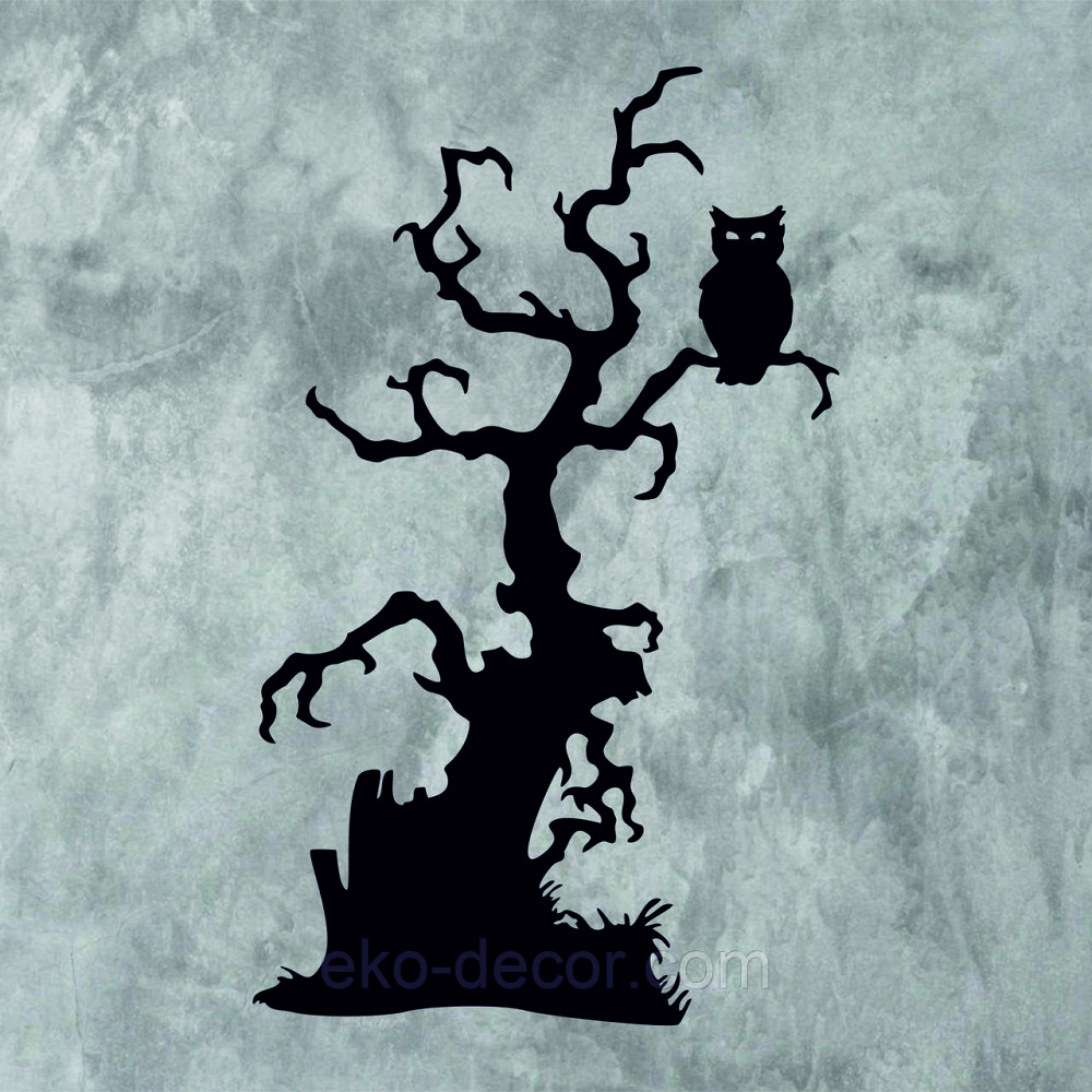 Декоративное настенное Панно «Хеллоуин, силуэт дерева», Декор на стену Киев - изображение 10