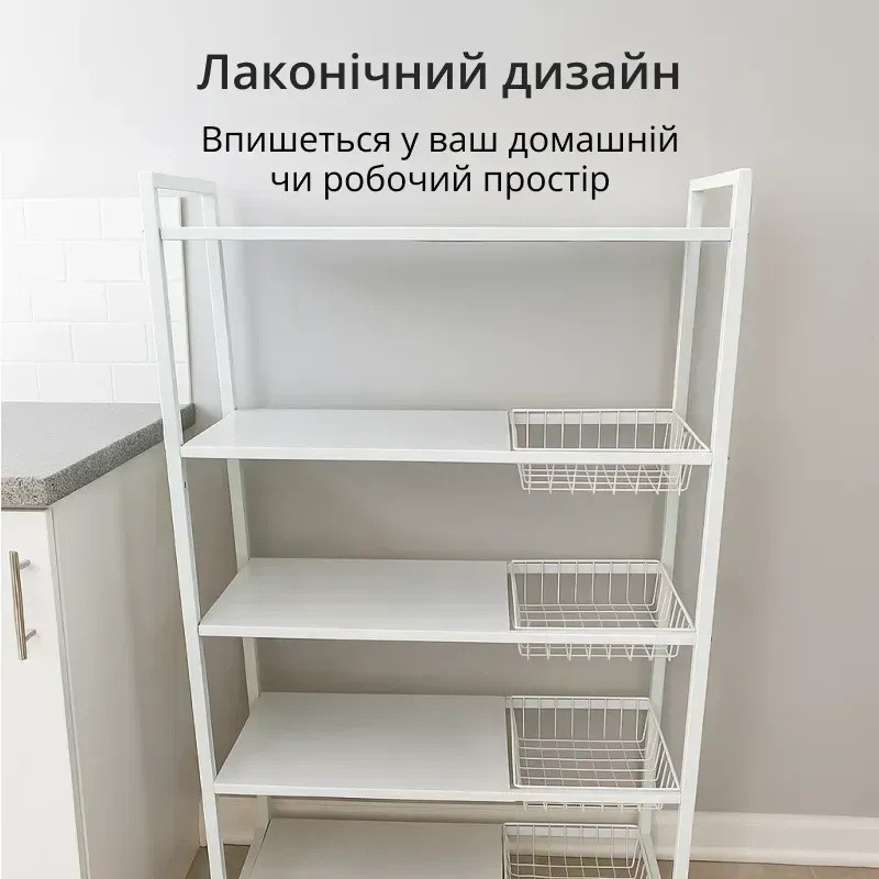 Стеллаж металлический с ящиками, стеллаж для гаража, 4 яруса Днепр - изображение 6