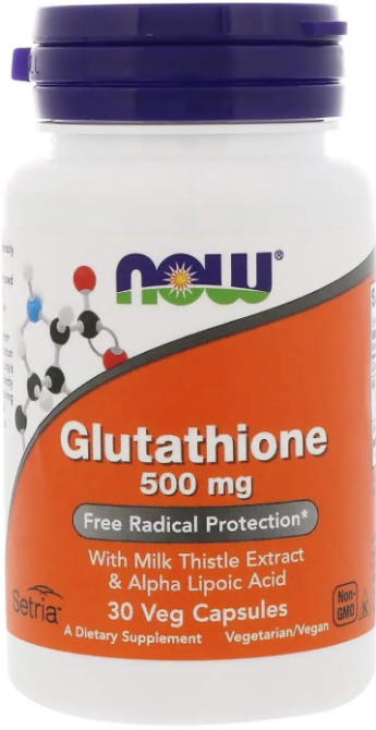 Глутатион Now Foods Glutathione 500 мг 30 капс Киев - изображение 1