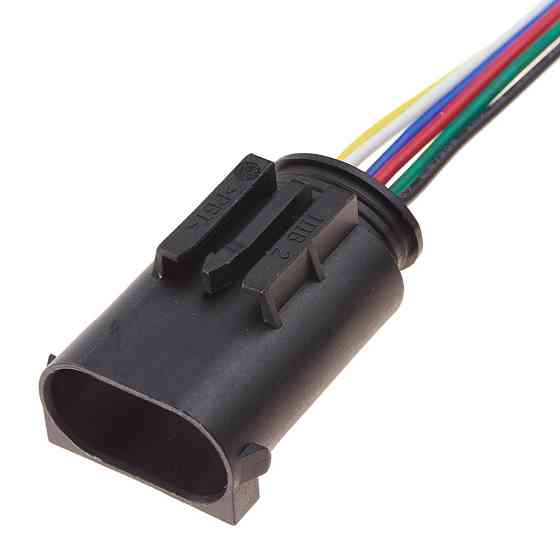 Разъем коннектор с проводом, 6-кон., Корп, Дросс, Заслонки Педали Акселератора Bosch, 1-967587-1, BMW, Mercedes-Benz Киев