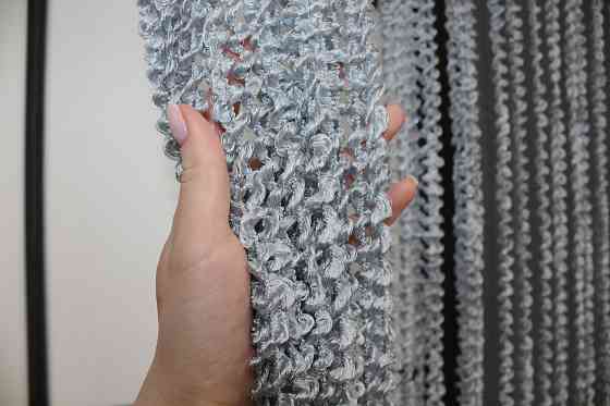 Шторы-нити спираль с люрексом Серый 300х300см 1 шт (61-022) Киев