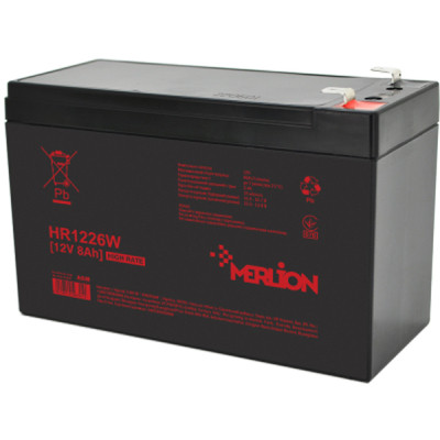 Батарея до ДБЖ Merlion 12V-8.0Ah, HR1226W (HR1226W) Вінниця - фото 1