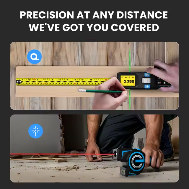 Рулетка лазерная Agegmet Mileseey DTX10 bluetooth Винница - изображение 3