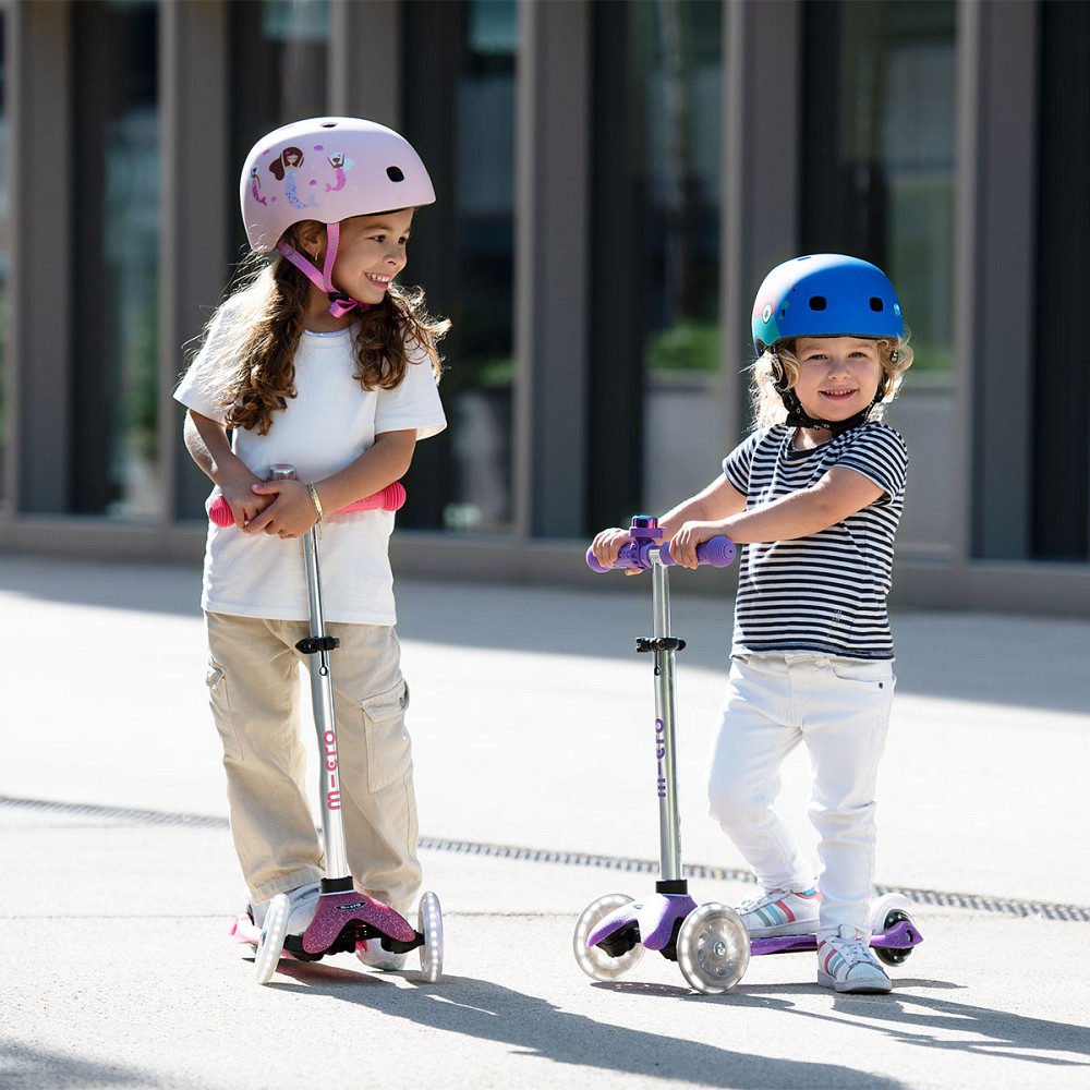 Самокат Micro серії Mini Deluxe Fairy Glitter LED – Рожевий Дніпро - фото 11