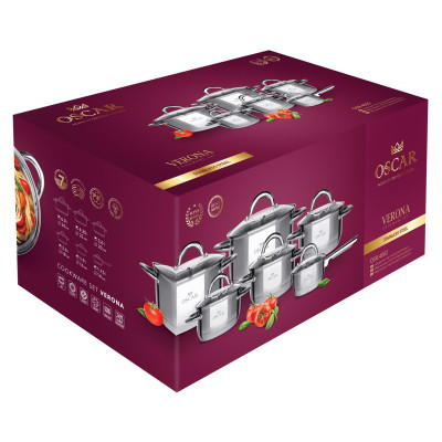 Набір посуду Oscar Verona 12 предметів (OSR-4002/n) Вінниця - фото 3